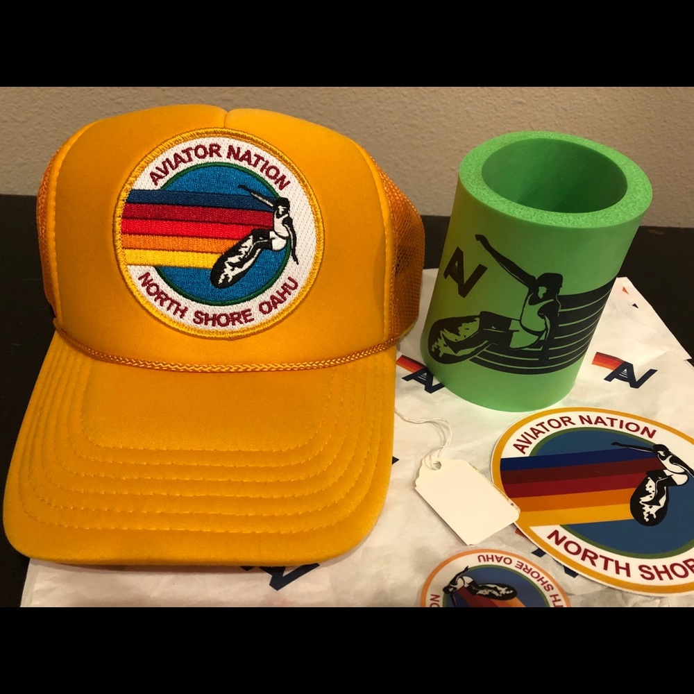 SOLD! Rare. Brand New!Aviator Nation Trucker Hat